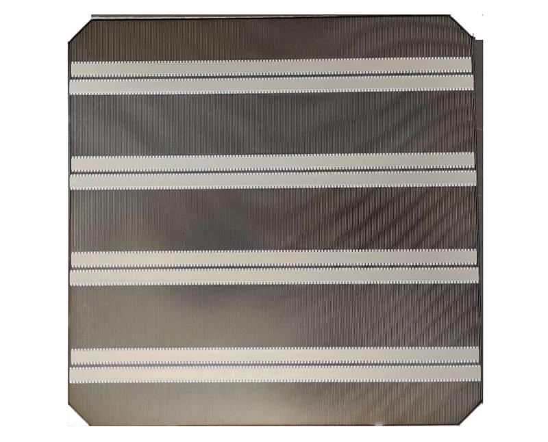spätný kontakt solárneho článku IBC 800 back contact IBC solar cell 800